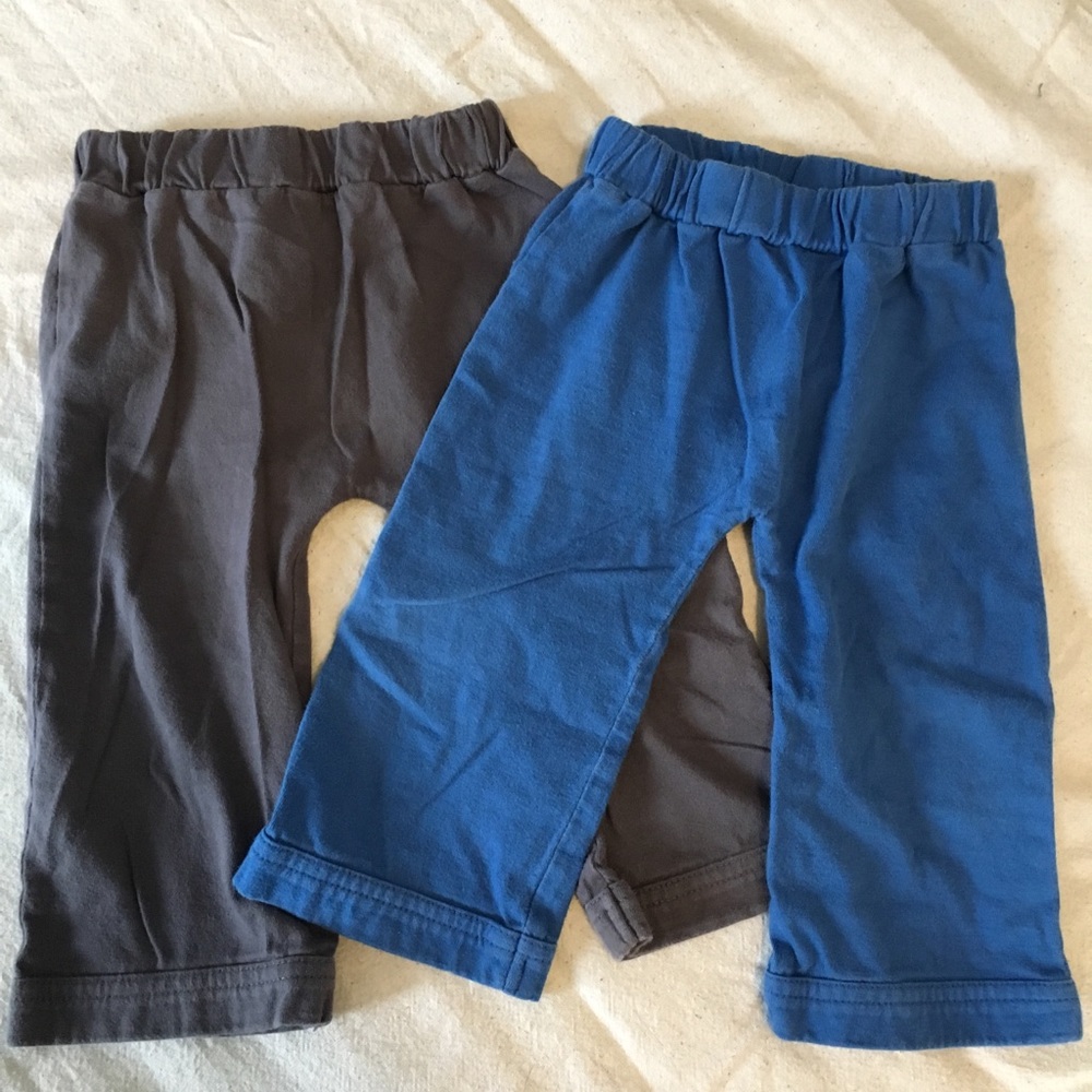 Kate Quinn Organics grey & blue pants